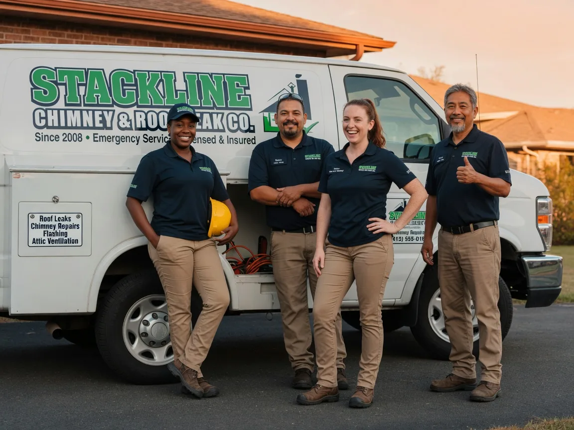 Chimney flashing repair company in Perrin, TX